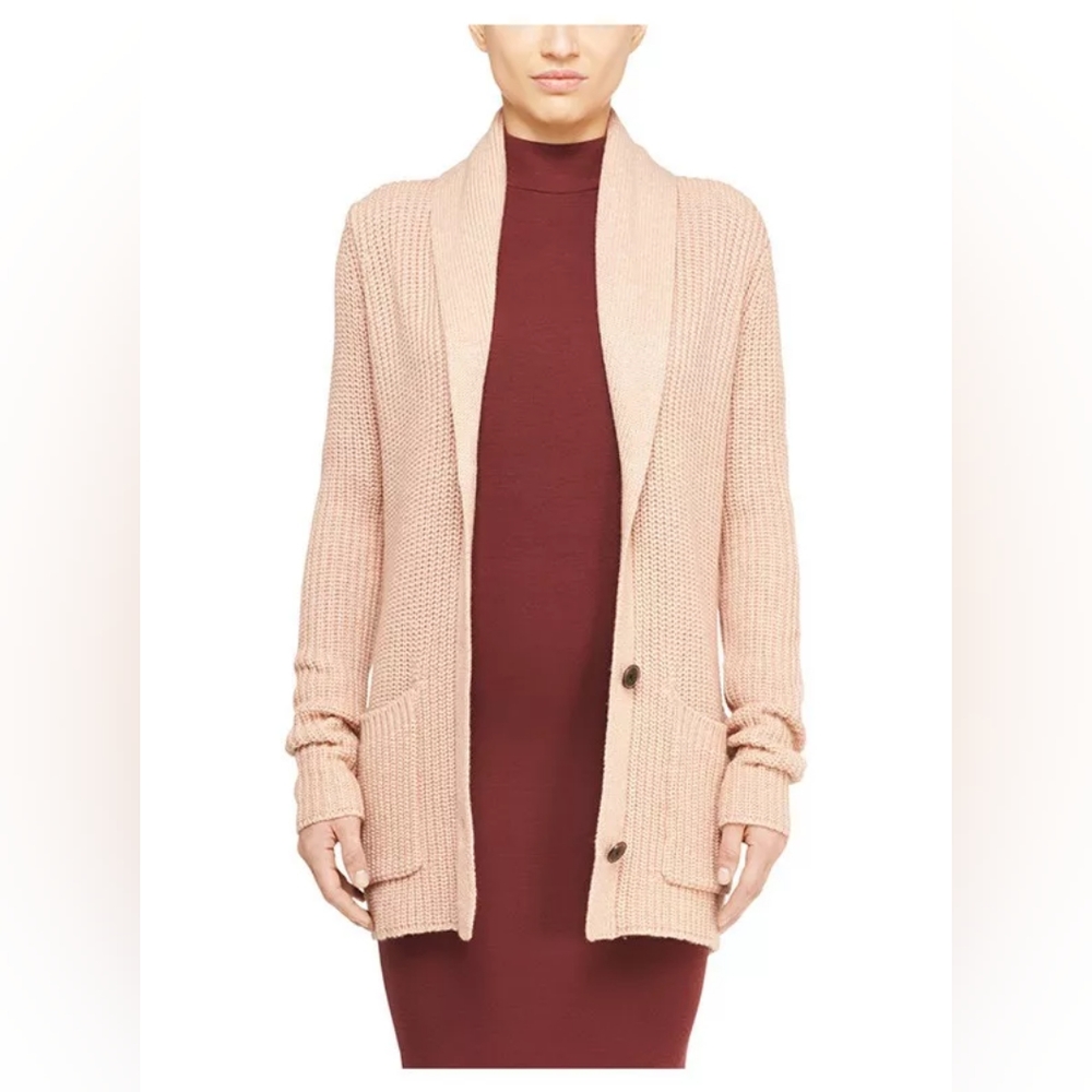 ATM Anthony Thomas Melillo Shawl Cardigan Grandpa Boyfriend Cashmere blend